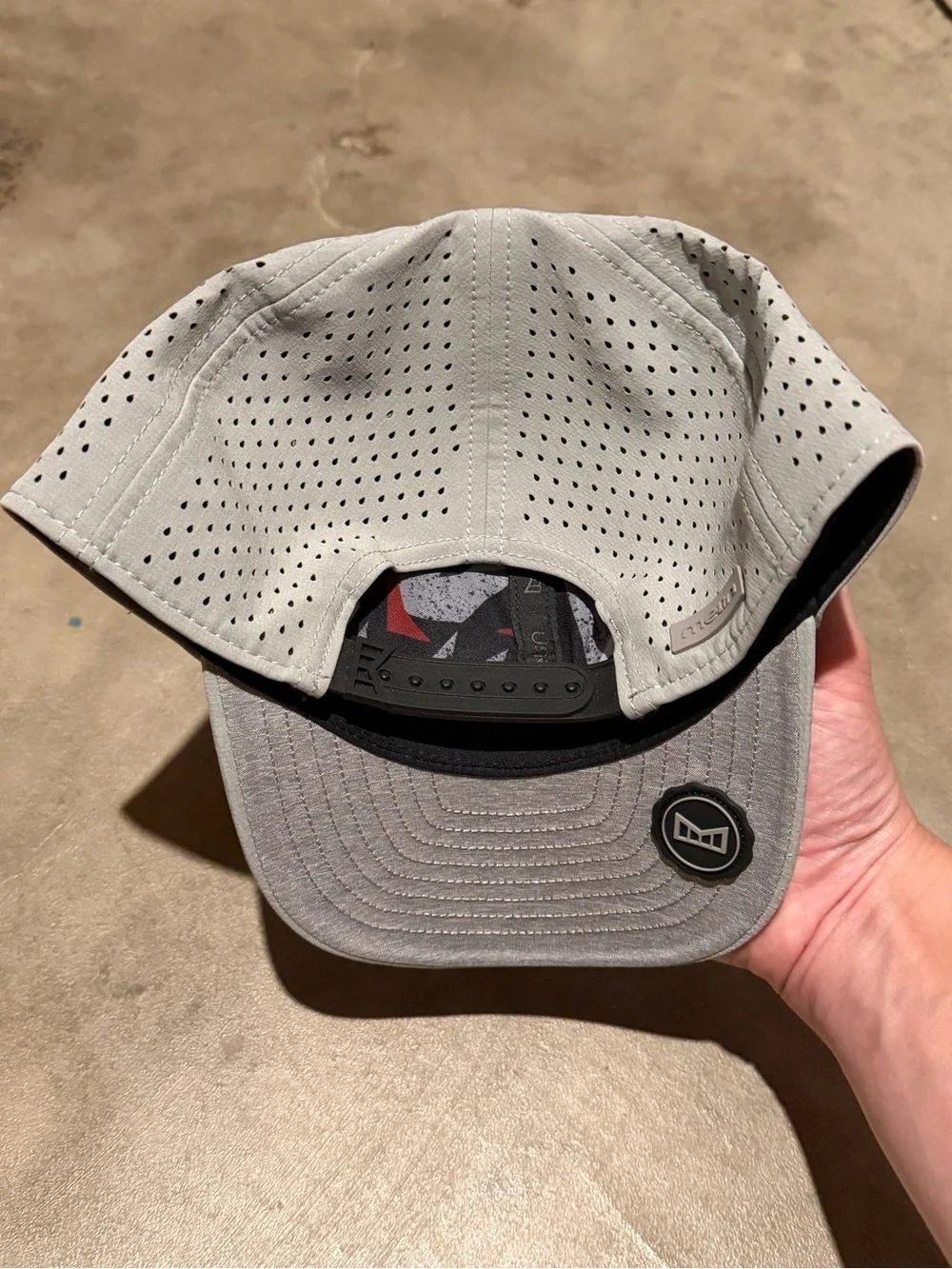 Melin Light Gray Golf Hat
